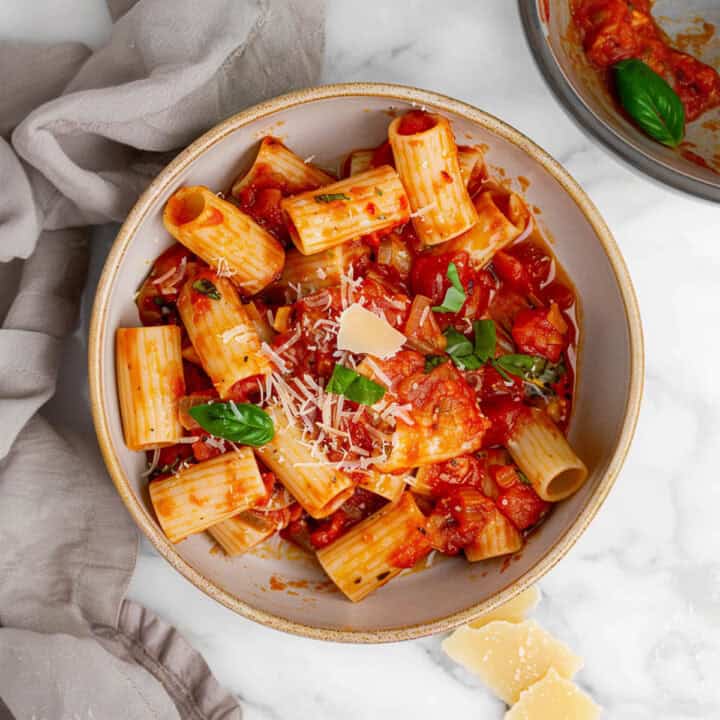 Authentic Rigatoni Arrabbiata - The Daily Dish