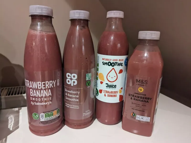 Fruit Smoothies From The Shop