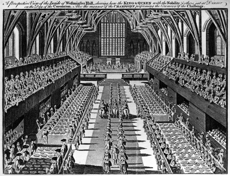 11. Coronation of George III & Charlotte Banquet (1761) – 6.5/10
