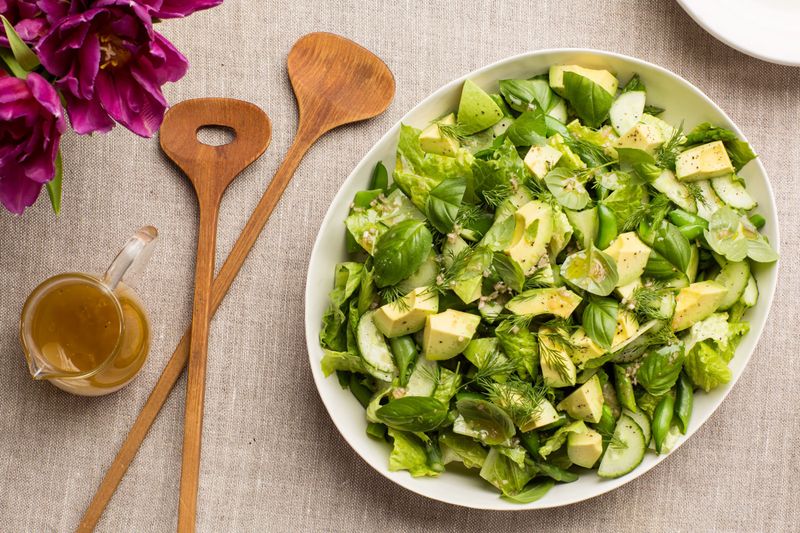 Salad Greens + Olive Oil