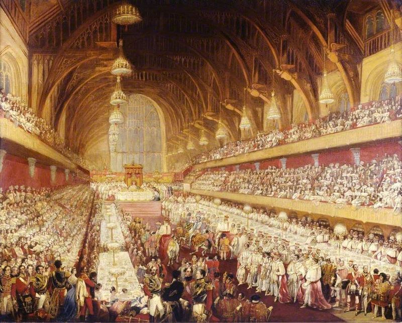 3. George IV's Coronation Feast (1821) - 9/10