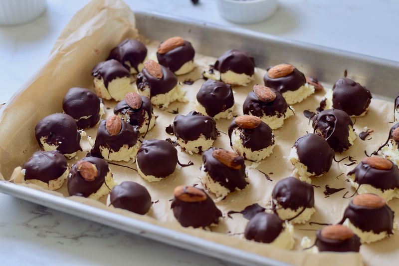 Air Fryer Almond Joy Bites