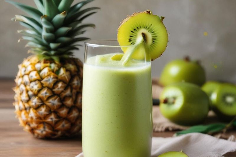 Kiwi And Pineapple Smoothie