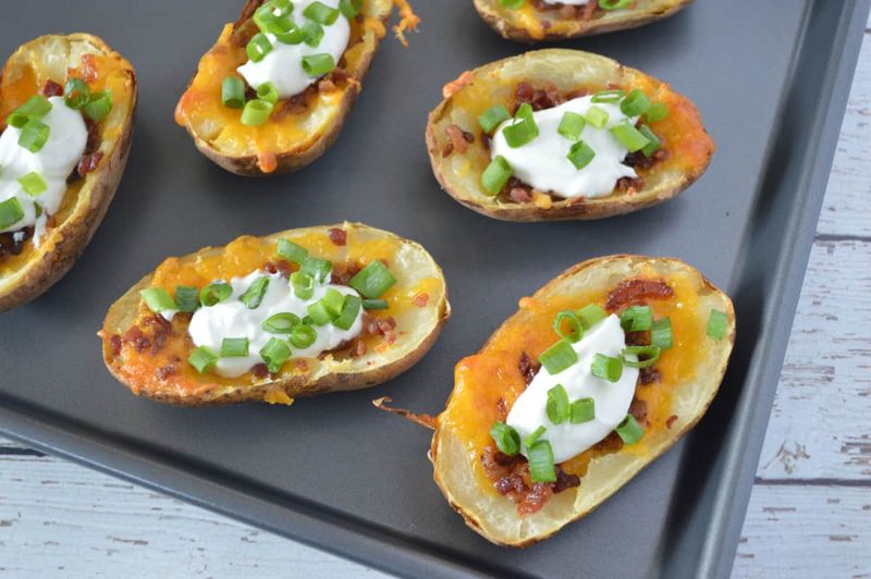 Stuffed Potato Skins With Greek Yoghurt