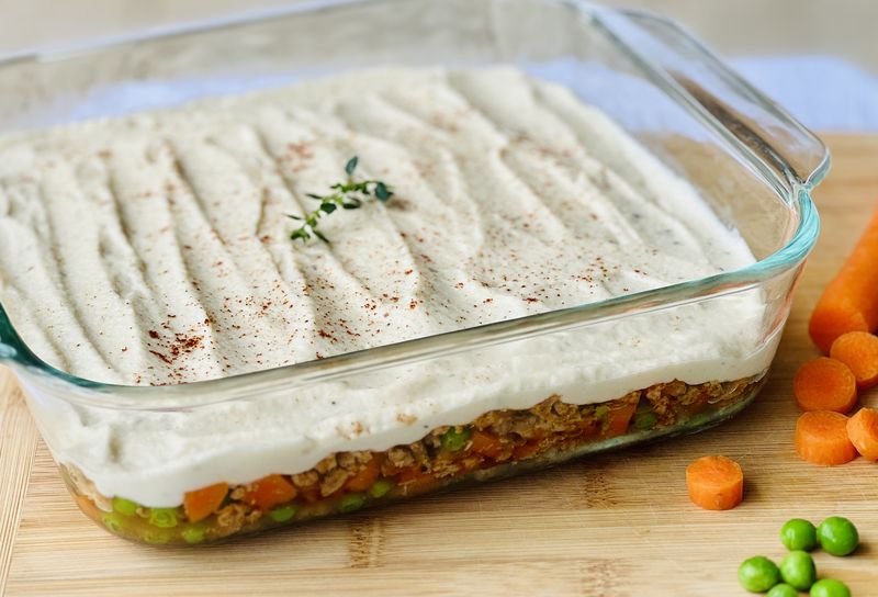 Cottage Pie With Cauliflower Mash