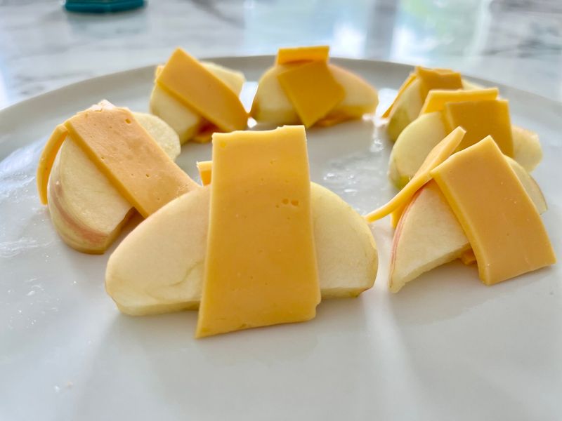 Apple And Cheese Slices