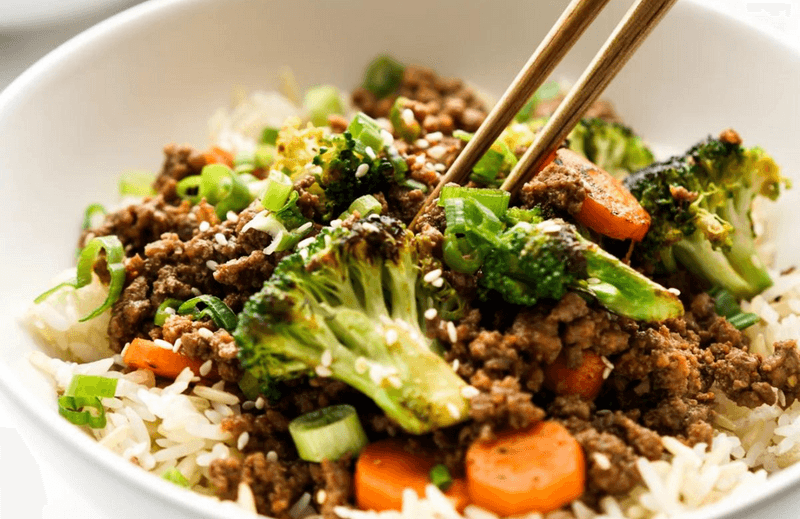 Beef Stir-Fry With Rice
