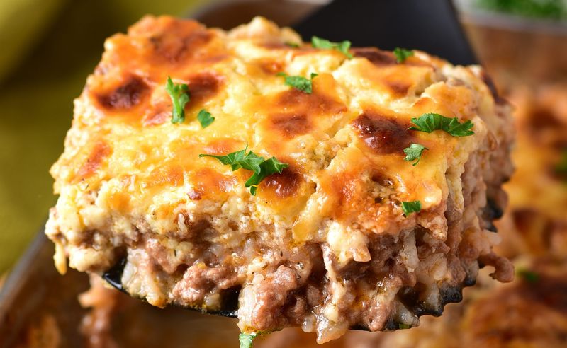Beef And Rice Casserole
