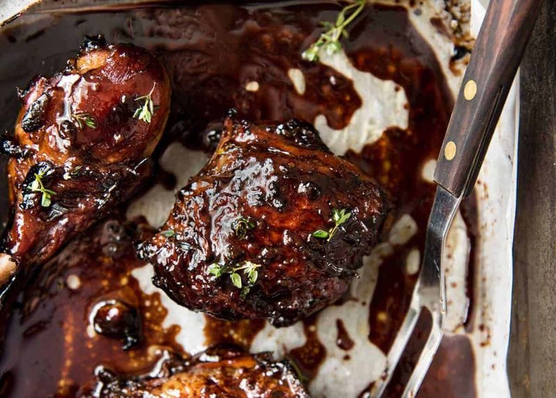 Balsamic Glazed Roast Chicken