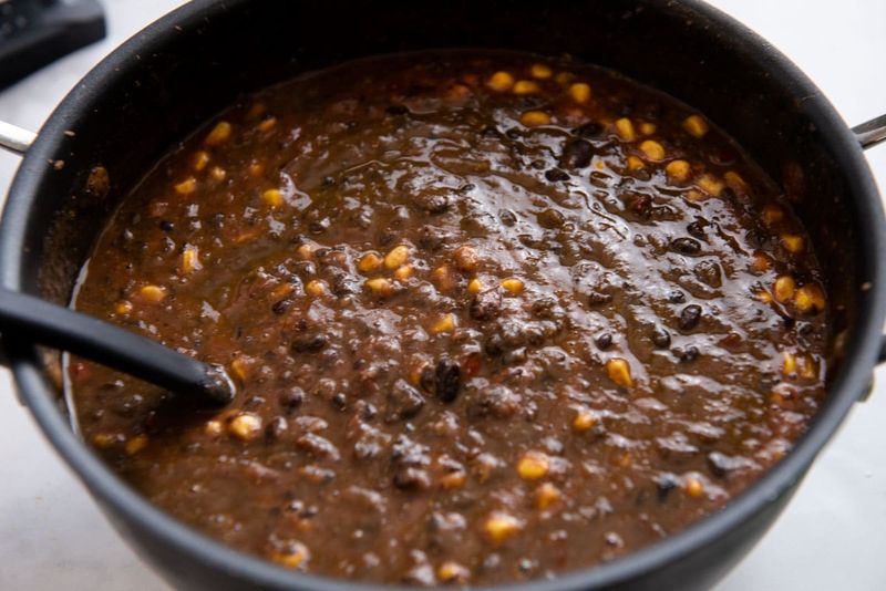 Smoky Black Bean And Sweetcorn Chowder