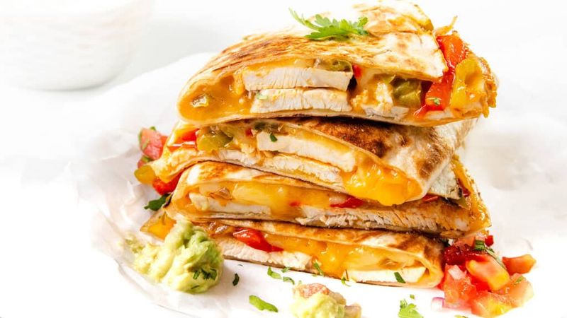 Roast Chicken Quesadillas