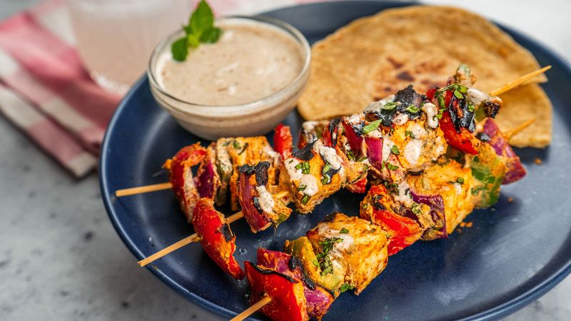 Paneer Tikka Skewers