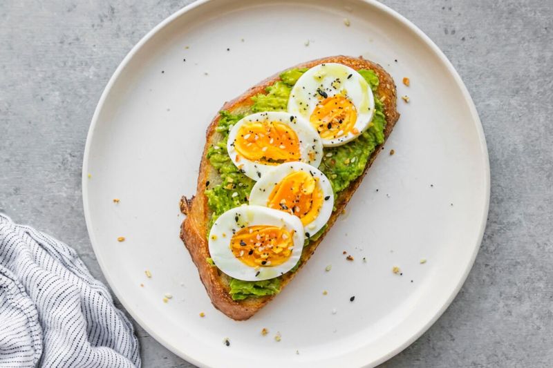 Egg And Avocado Toast Bites