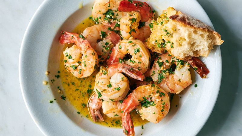 Shrimp Scampi With Garlic Butter Sauce