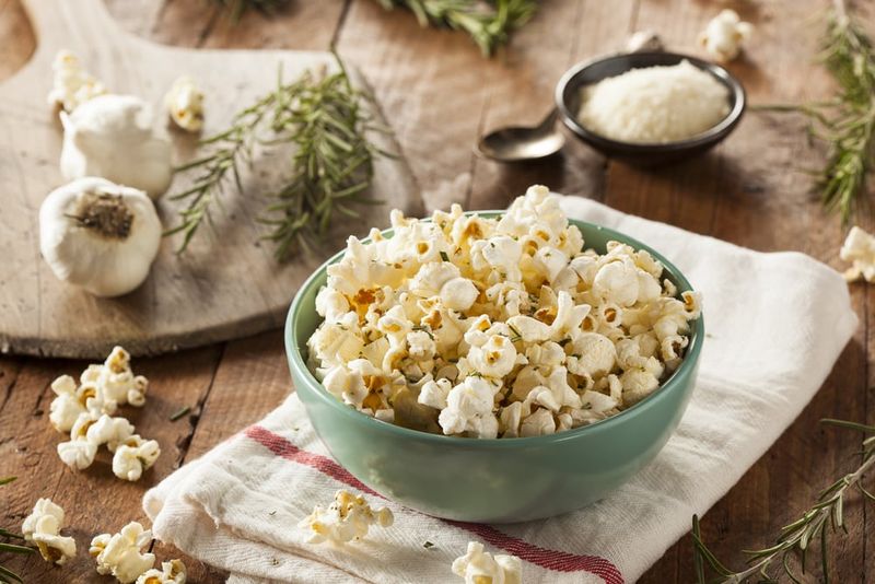 Popcorn With Parmesan And Herbs