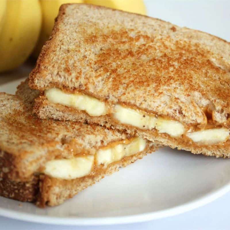 Banana And Sugar Sandwich