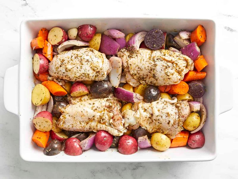 One-Pan Chicken And Veggies