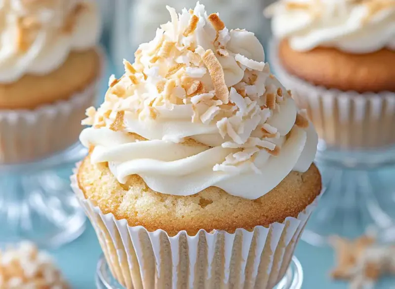 Coconut Cream Cupcakes