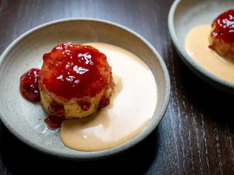 Jam Jar Sponge Puddings
