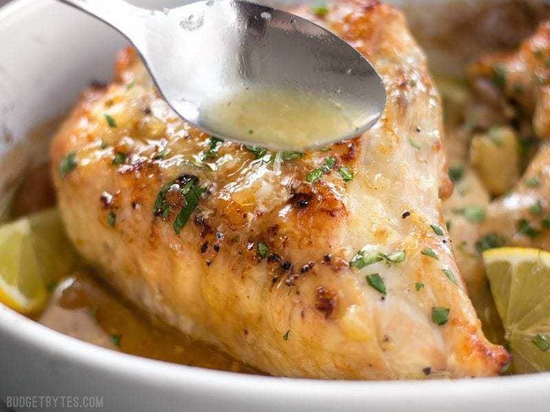 Lemon And Garlic Roast Chicken