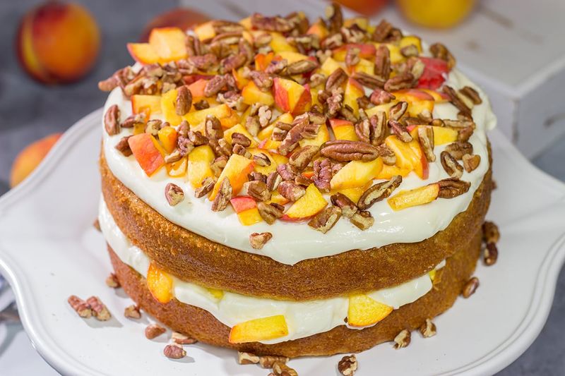 Ginger Peach Cake