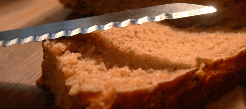 Cutting Bread With A Dull Knife