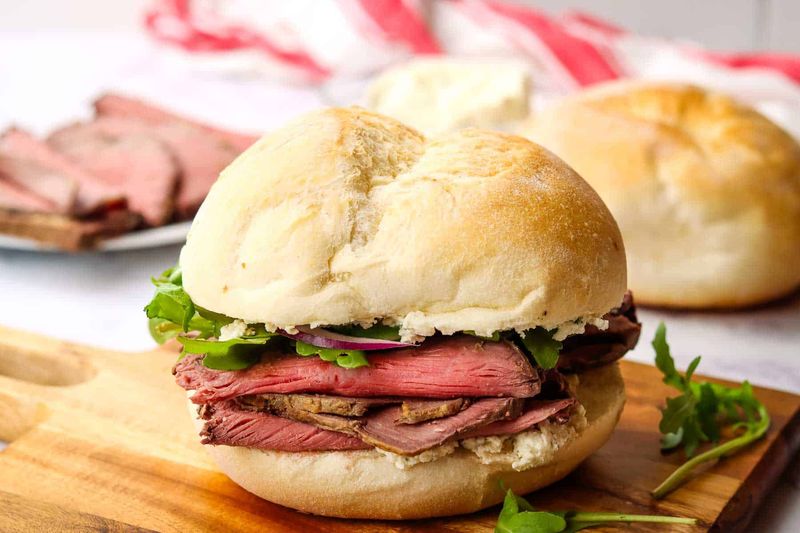 Beef And Horseradish Sandwich