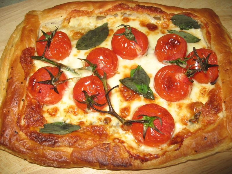 Tomato And Mozzarella Tart