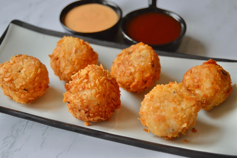 Rice Fritters With Sweet Chilli Sauce