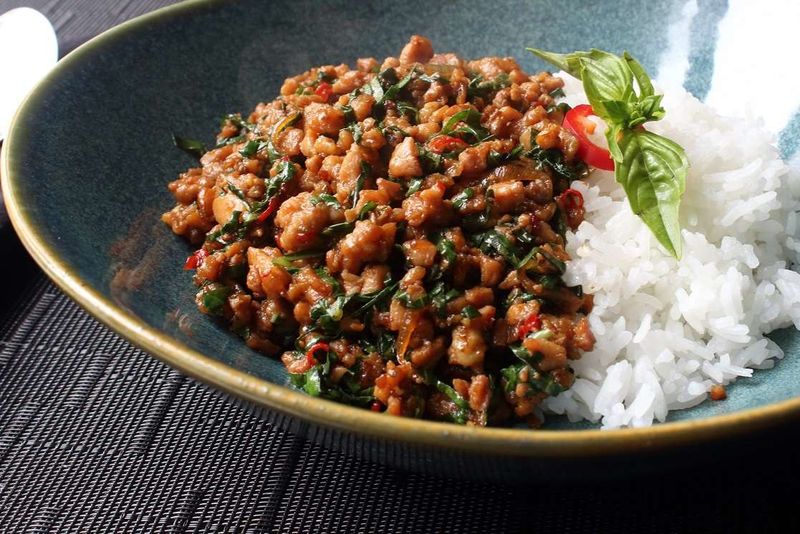 Thai Basil Chicken Stir-Fry (Pad Krapow Gai)