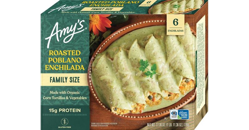 Amy's Roasted Poblano Enchiladas