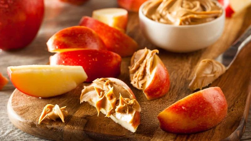 Apple Slices With Almond Butter