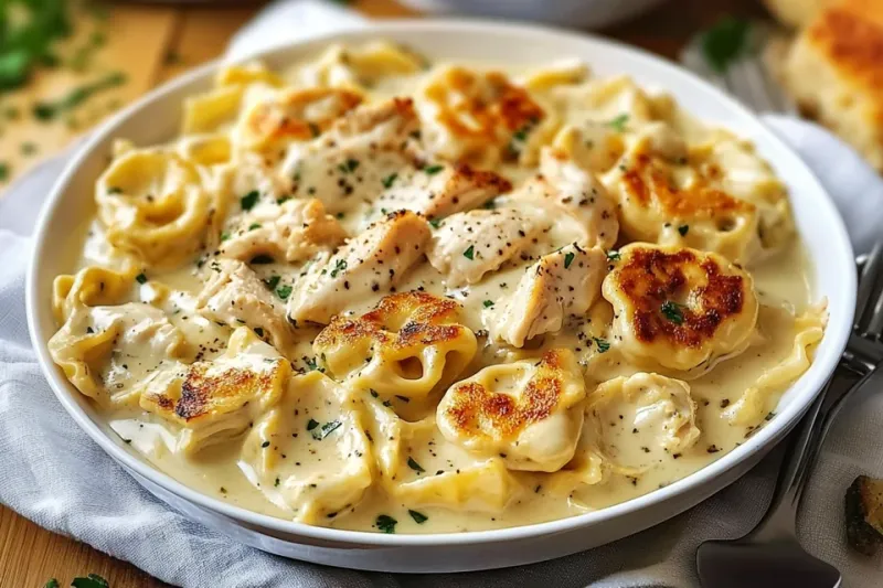 Chicken Tortelloni Alfredo