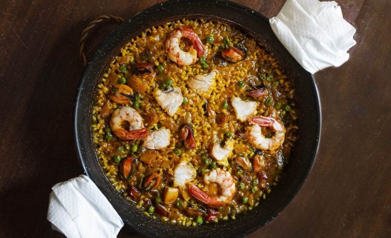 Seafood Paella - The Tourist Trap