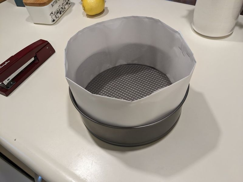 The Parchment Paper Collar Trick