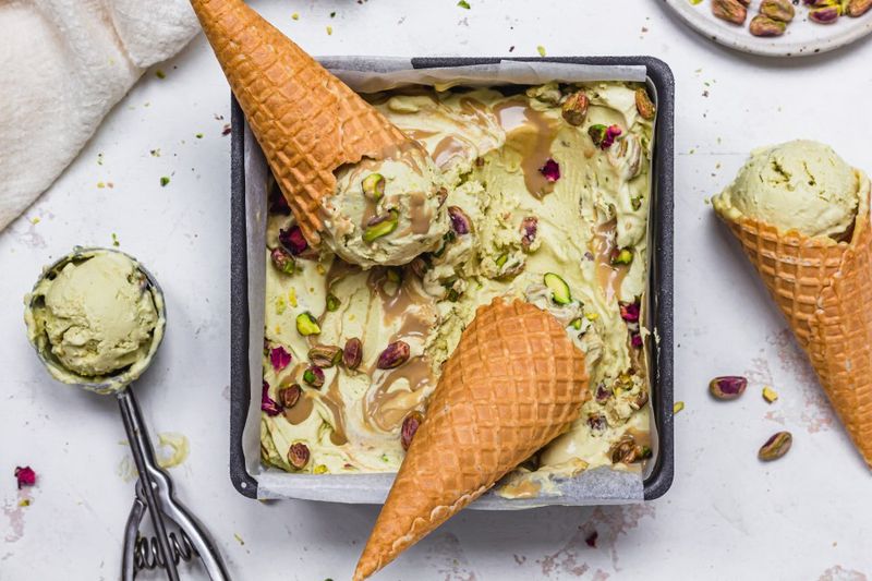 Velvety Tahini Ice Cream