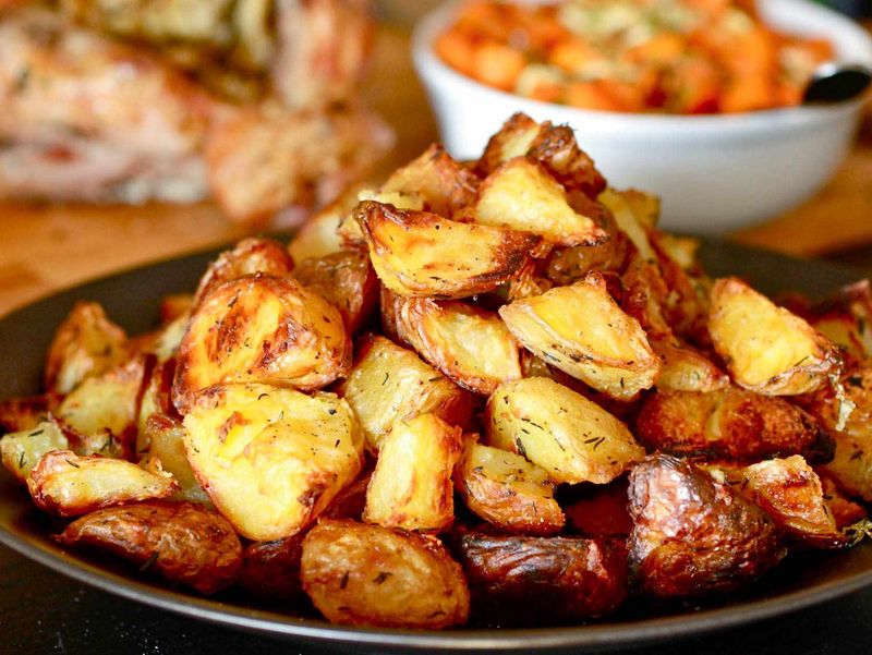 Olive Oil Makes Them Crispy And Golden