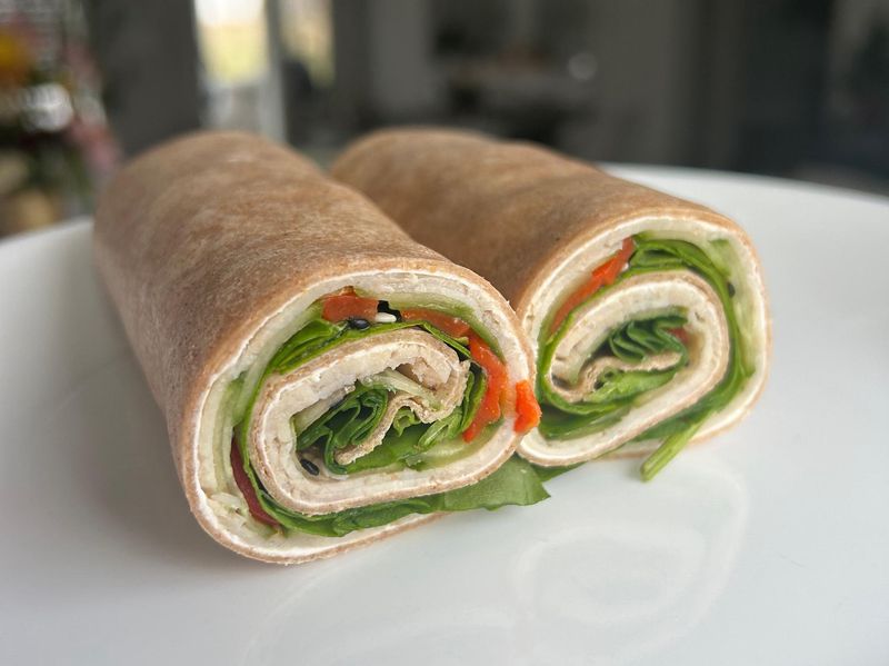 Turkey And Cucumber Roll-Ups