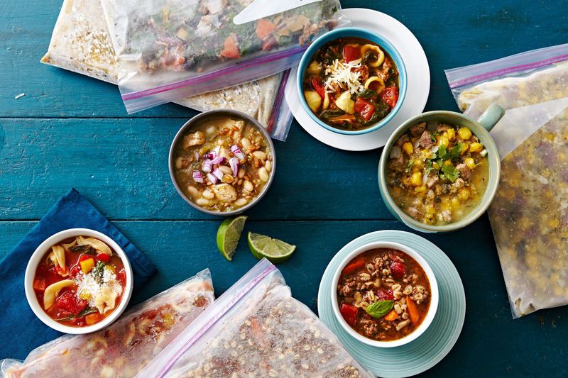 Frozen Soup Portions