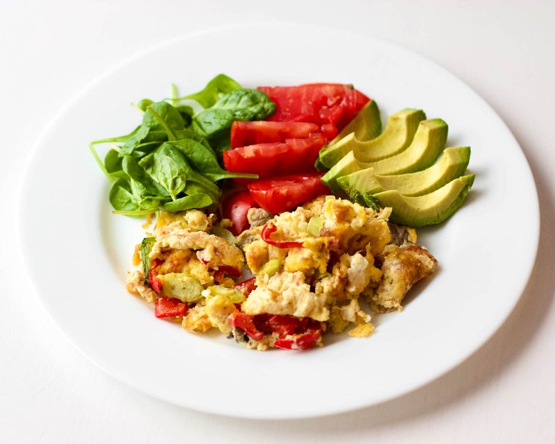 Egg And Veggie Scramble