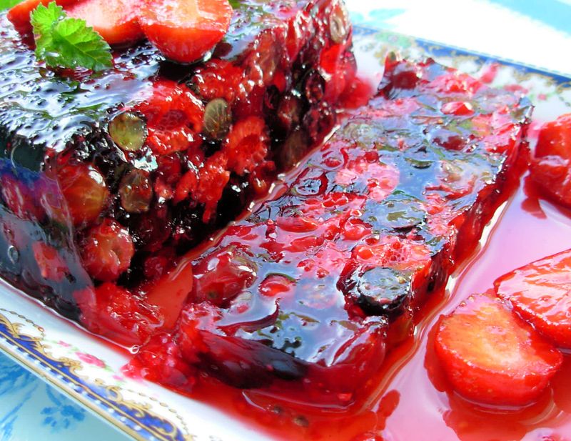 Port Jelly With Summer Fruits