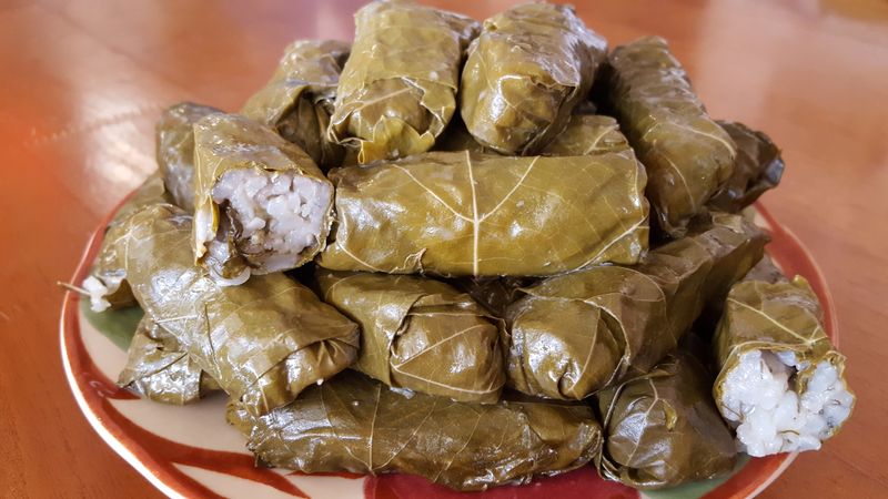 Dolmades (Stuffed Vine Leaves)