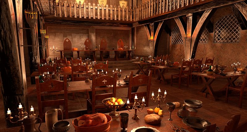 Meals Were Grand Social Events