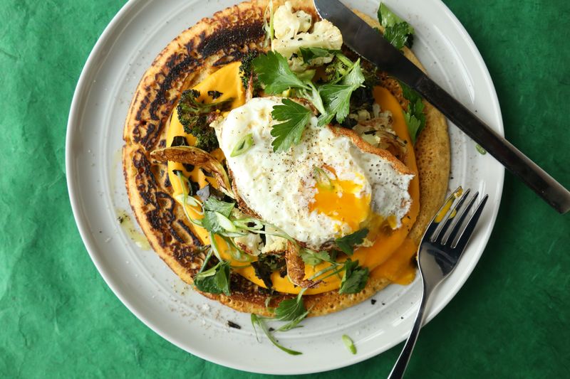 Chickpea Flour Pancakes 