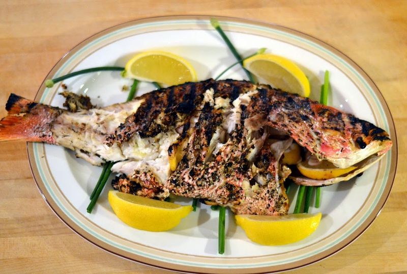 Grilled Fish (Psari Plaki)