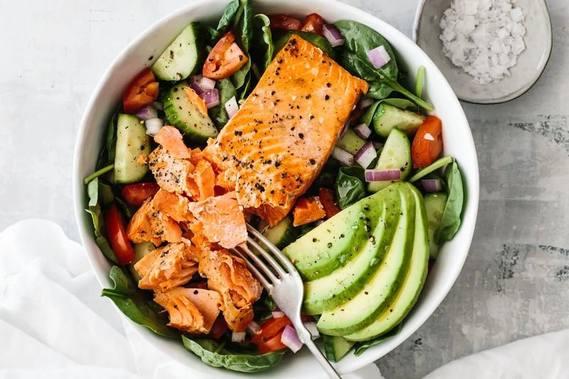 Salmon Salad With Lemon Vinaigrette