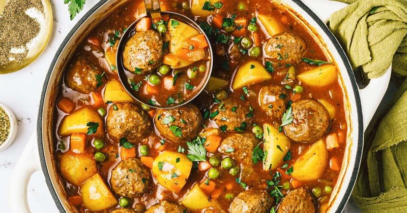 Meatball And Potato Stew