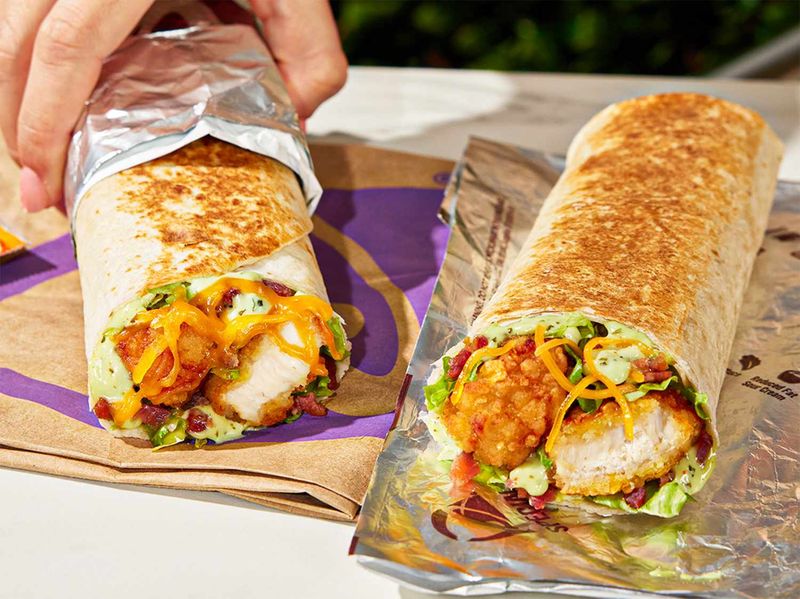 Chicken Club Burrito