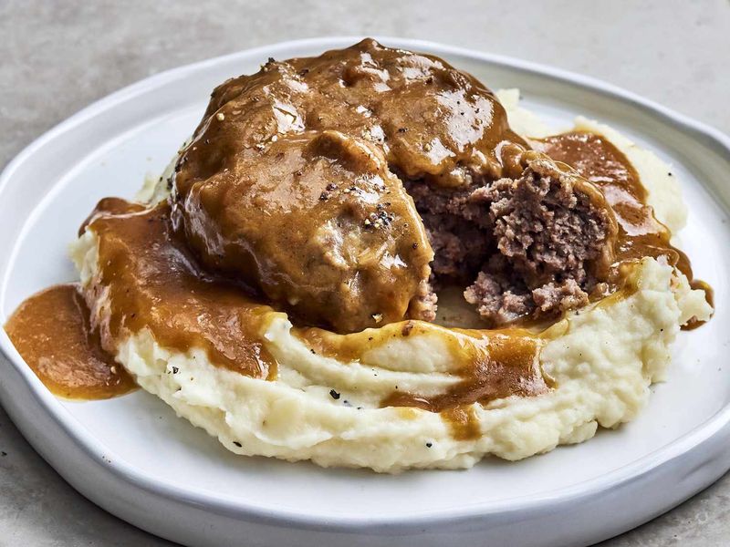 Hamburger Steak With Gravy