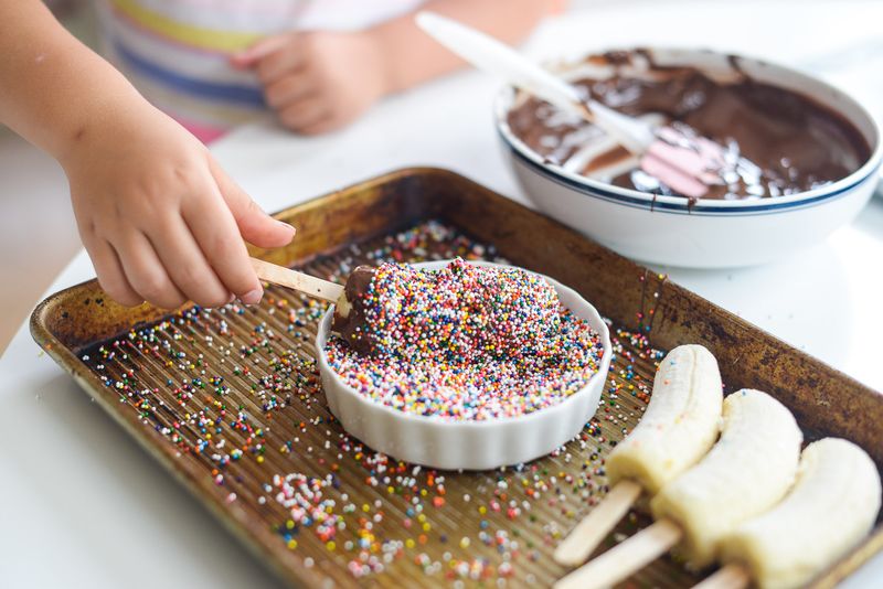 Frozen Banana Pops